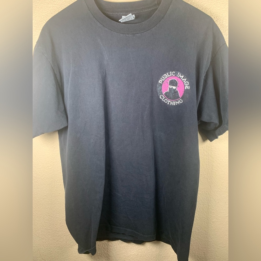 Vintage Public Image Black Shirt